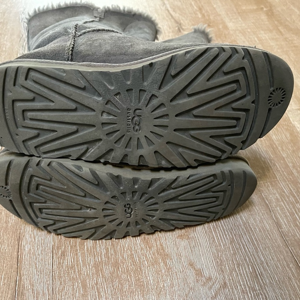 UGG Charcoal Buttoned Winter Boots - image 10
